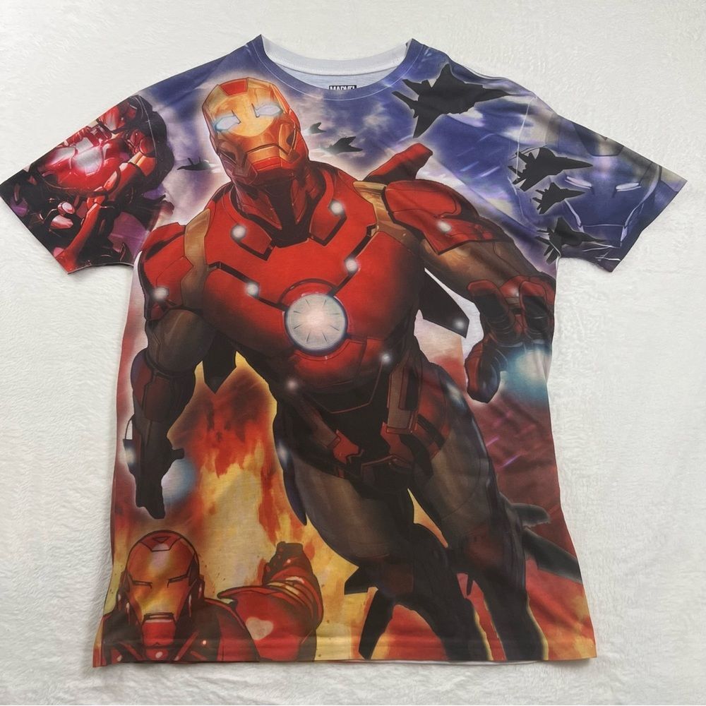 Marvel Kids Iron Man Graphic T-Shirt - Red size Large